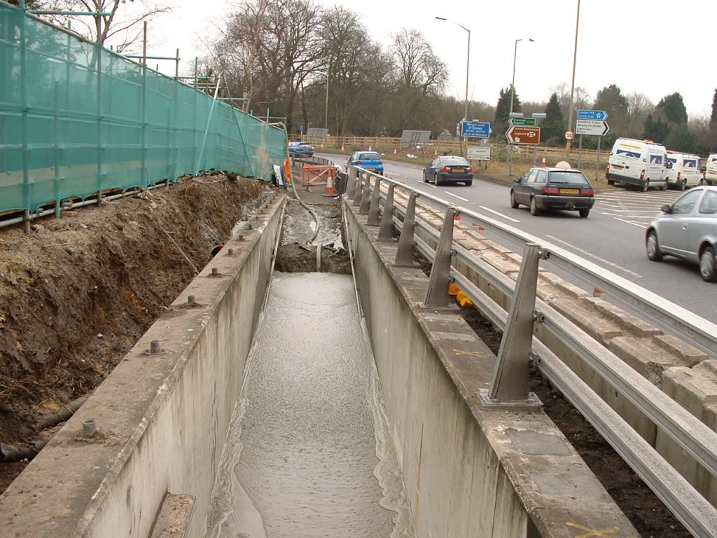subways and road bridge strengthening applications of foamed concrete