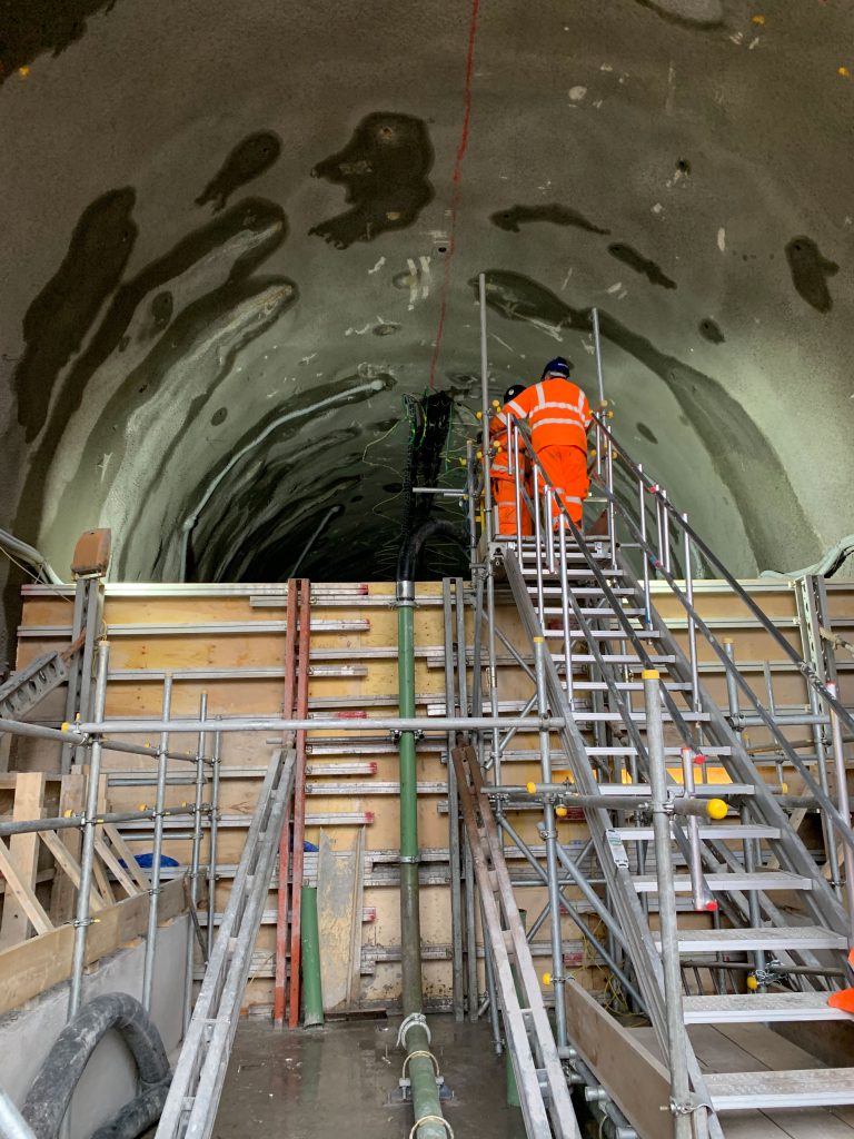 At Hinkley point C, Foamed concrete was again used as a starting material for the TBM as it starts it journey under the Bristol channel 