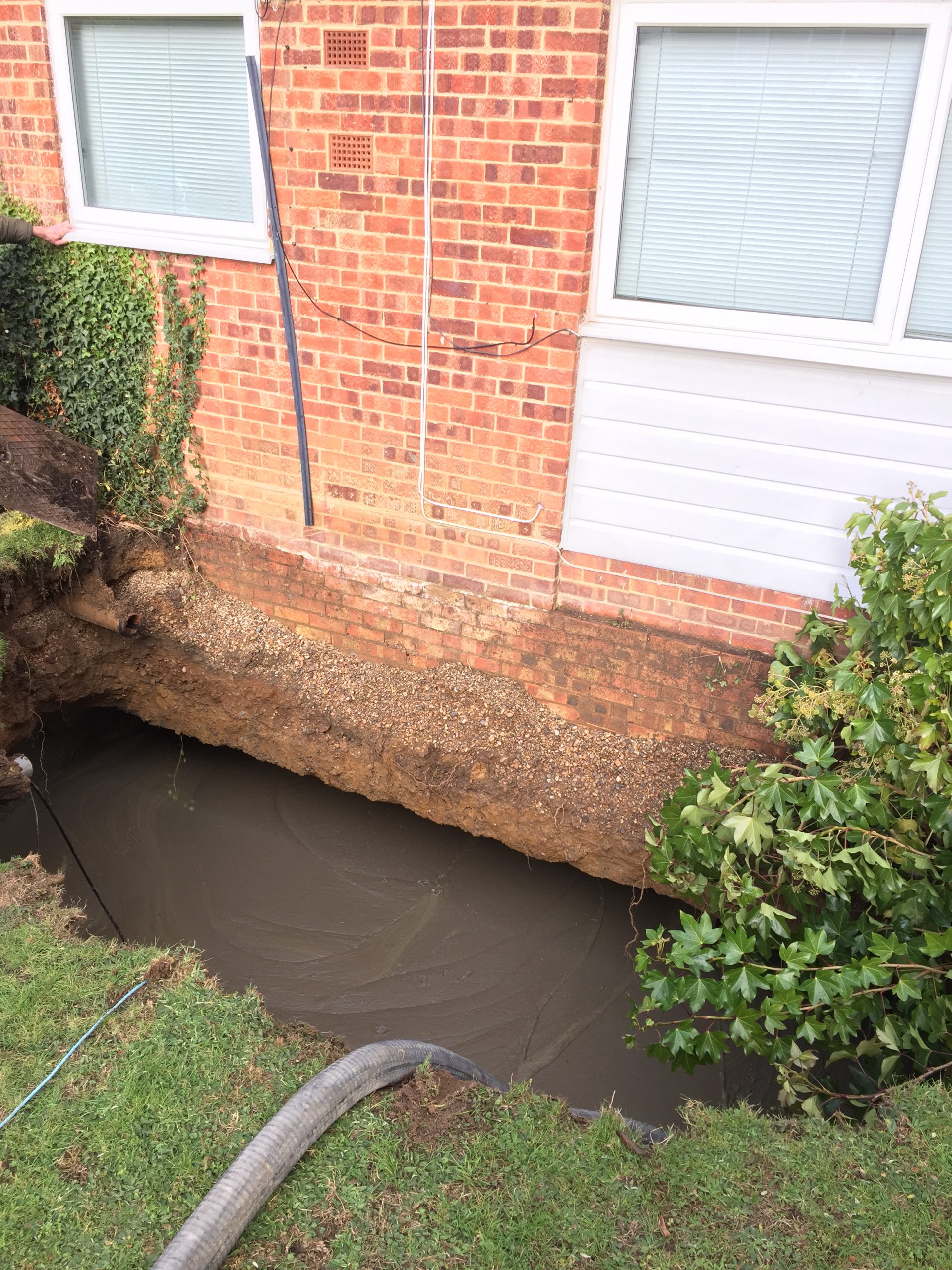 St Albans emergency foamed concrete and ground stabilisation Foamed