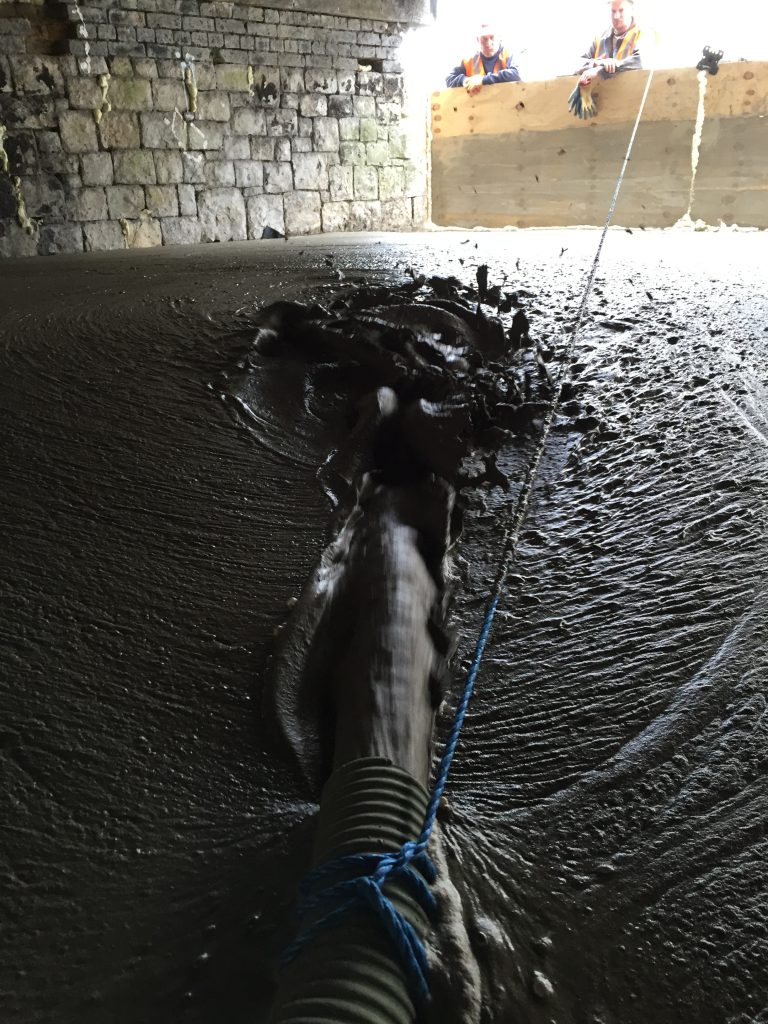 Hythe bridge foamed concrete infill