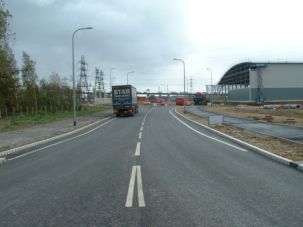 Dartford park foamed concrete roads