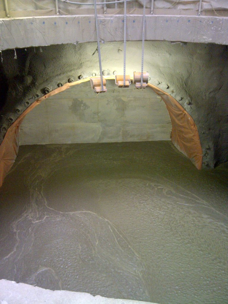 Foamed concrete Tunneling applications include temporary infill or transit material for TBM machines