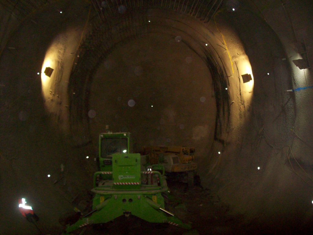 Crossrail Tunnelling operations ahead of foam concrete infill and TBM arrival